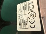 a close up of a label on the side of a motorcycle