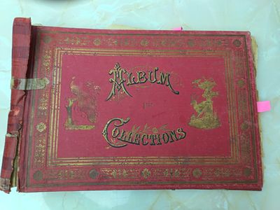 Chromos et images Album 41x28 cm, 10 pages. Images collées. …