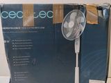 an image of a box with a fan sitting on top of it