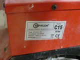 an image of a red box with a sticker on it