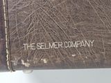 a close up of a piece of luggage with the name of the seller company written on it