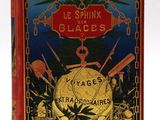 la couverture du livre de Jules Verne, *Le Sphinx* et autres contes
