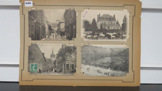 Evaux-les-Bains : Lot de 8cpa dont 1 carte décollée (Rue de l’Egl...