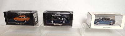 MINICHAMPS : Lot de 3 miniatures en boîte comprenant : - NSU…