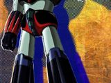 an image of a picture of a robot with horns on it ' s head