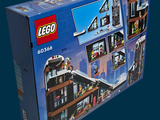 a box that has a lego city set in it