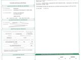 a close up of a document with a barcode on it