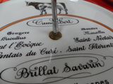 a white plate with a picture of a horse on it