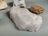 several different types of rocks sitting on a table