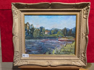 une photo d'une peinture exposée dans un musée