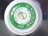 a close up of a bottle of wine with a label on it