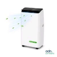 an image of a white air purifier on a white background
