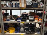 a lot of tools on the shelves in the warehouse