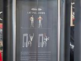 a picture of a gym equipment display in a store