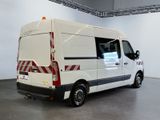 an image of a white van parked in a garage