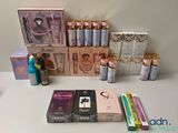 de nombreux parfums différents sur la table