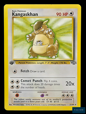 une carte Pokémon sur laquelle figure l'image d'un personnage Pokémon