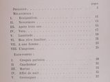 an open book with a list of different types of food on it