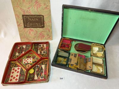 une boîte contenant un grand nombre d'objets différents