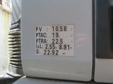 a close up of a truck with a price tag on it