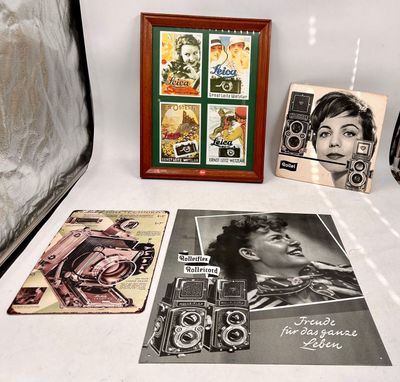 356 / MV3 / Lot de 4 affiches modernes sur le thème de…