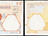 deux billets de banque différents sur lesquels figurent respectivement l'image d'un homme et celle d'une femme
