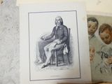 un dessin représentant un homme assis sur une chaise