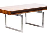 an image of a desk with a drawer underneath it on a white background