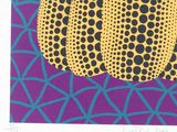 an image of a drawing of a pumpkin on a purple and blue background