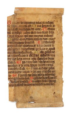 an old manuscript with writing on a white background