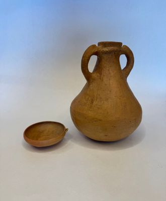 VASE AMPHORE Tamegroute. (Bon état général).