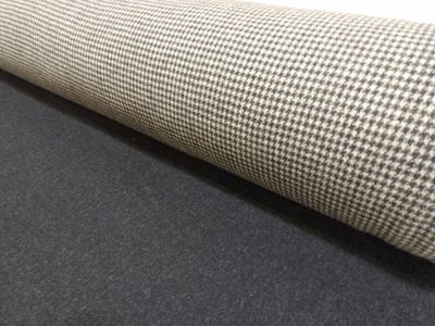 Rouleau de tissu double face en laine mélangée (co…