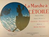 a poster of a woman in a boat on the water