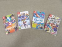 4 jeux Nintendo Switch, d'occasion non testés dont Super Mar…