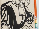 an image of a drawing of a man with a beard in a suit