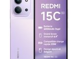 Smartphone Redmi 150c avec 5 Go de RAM, un appareil photo arrière de 64 Mpx et une carte mémoire de 3 Go