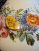 Lampe Style NIII, réservoir en porcelaine décoré de fleurs (photo 3)