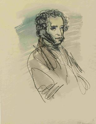 G.A.V. TRAUGOT Portrait of Aleksandr Pushkin