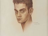 portrait d'un jeune homme au regard grave