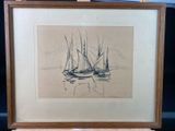a picture of a picture of a boat in the water