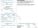 a sheet of paper with a description of the product and description of the product