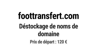 Nom de domaine foottransfert.com.