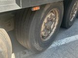 a truck that is parked on the side of the road