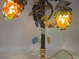 an image of a lamp that has grapes on it
