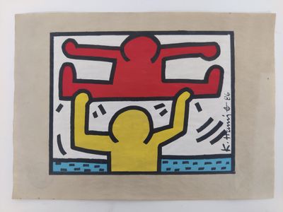 Keith HARING (1958-1990) "Sans titre"