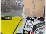 four different pictures of a box with a steering wheel and a box with a steering wheel and a box with a steering wheel and a box with a steering wheel