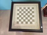 a picture of a picture of a chess board on the floor