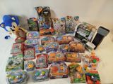 a lot of toys that are sitting on a table