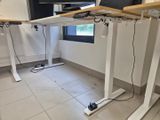 a picture of a desk with a computer on top of it