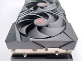 a close up of a video card with a fan on it